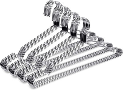 Wire Coat Hangers 40 Pack Strong Heavy Duty Stainless Steel Metal Ultra Thin Spa