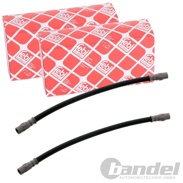 2X febi bilstein BremsschlÄUche Vorne Beidseitig Passend FÜR BMW 3 5 6 7 Volvo-image