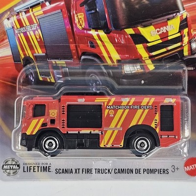 2025 MATCHBOX SCANIA XT FIRE TRUCK / CAMION DE POMPIERS | eBay