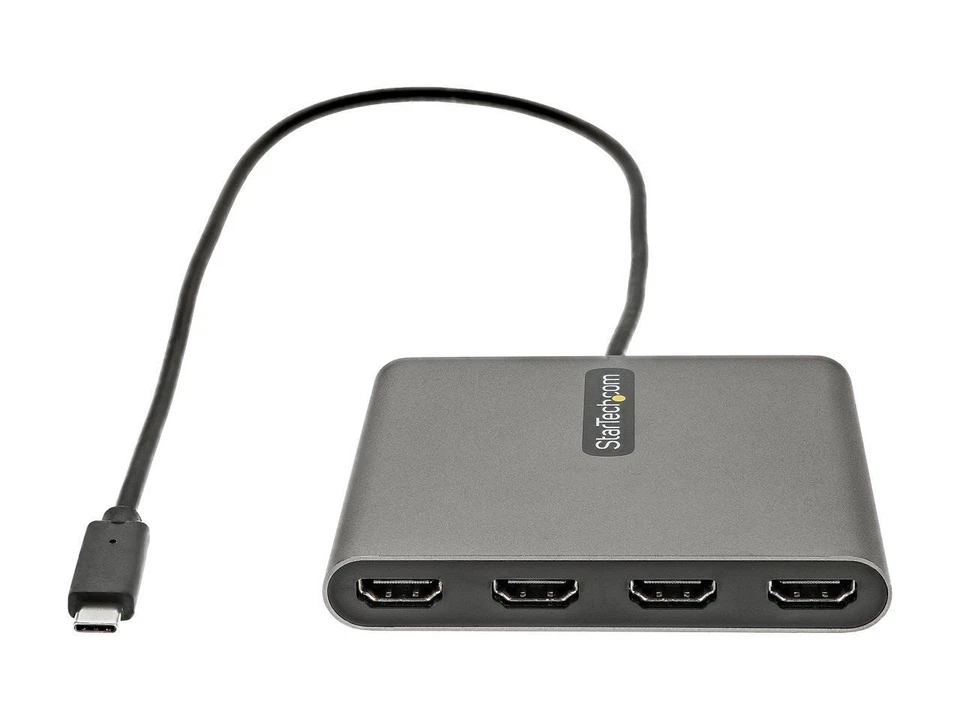 USB C to 4 HDMI Adapter, External Video & Graphics Card, USB Type-C to Quad HDMI - Image 2 of 3