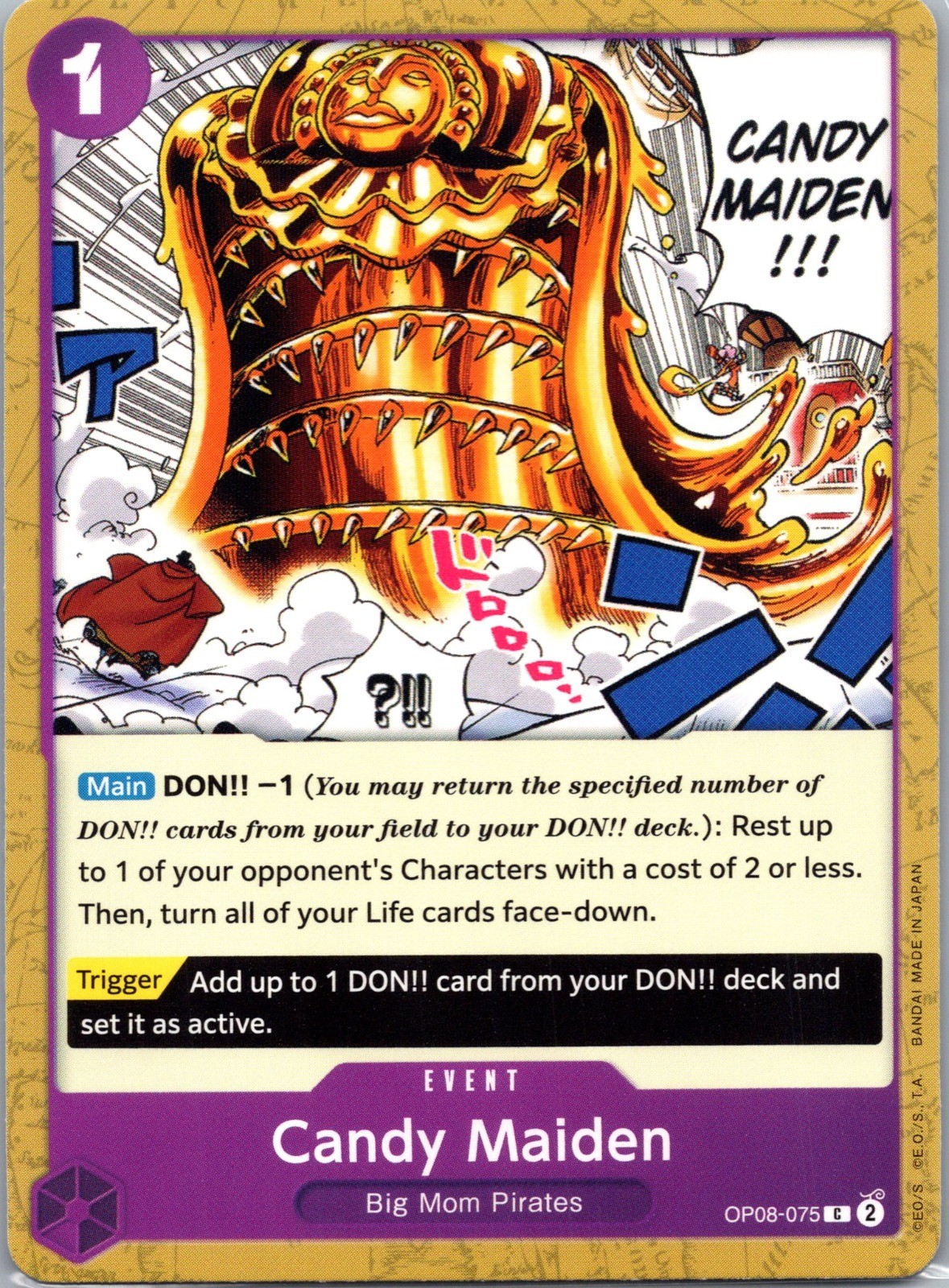 Candy Maiden C Two Legends OP08-075 NM