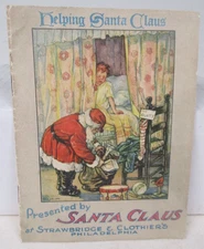 1922 Helping Santa Claus Storybook Strawbridge & Clothiers Store Philadelphia
