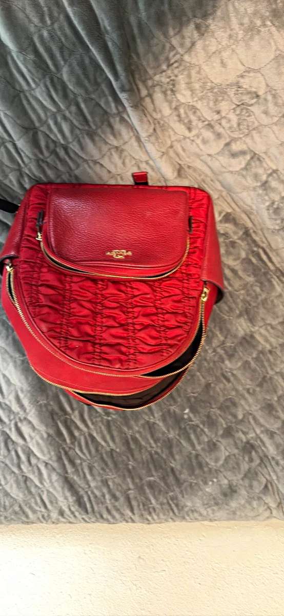 Coach Red Backpacks for Women for sale - eBay
