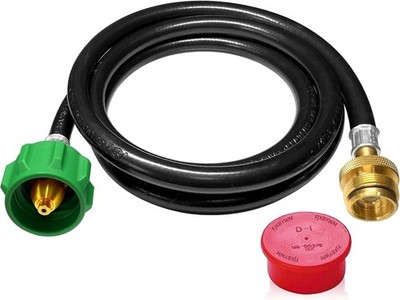 6 FT Propane Adapter Hose for Weber Travelev Grill, for Weber Q Series,for Co...