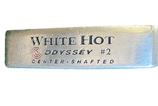 Odyssey White Hot #2 CS Center Shafted Blade Putter 34" Steel RH New Grip Nice