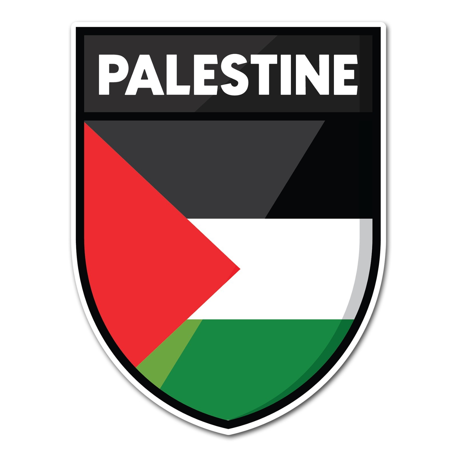 2 x 15cm Palestine England Flag Vinyl Stickers - St George Cross Sticker #83655 - Image 26