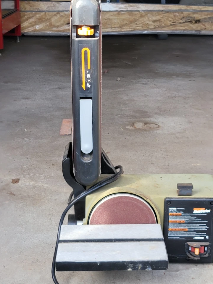 Rockwell 1" x 42" Belt Sander Grinder, model# 31-325 120v 9A Compact Bench Tool - Image 4 of 4