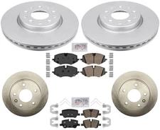 Coated Disc Brake Rotors Ceramic Pads, Hard for Buick Encore GX 2020 2021 2025