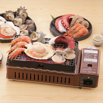 Iwatani ABURIYA Portable Gas Grill Stove CB-ABR-1 Yakitori Mochi BBQ from Japan