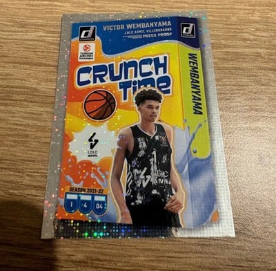 2024 Panini Donruss EuroLeague Crunch Time Press Proof Silver Victor Wembanyama