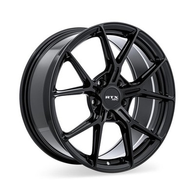 One 20 inch Gloss Black Alloy Wheel Rim for Acura 5x114.3 NR1D Flow Formed Repla