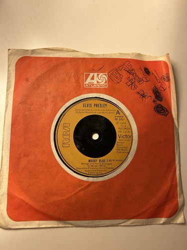 Elvis Presley - She Thinks I Still Care/Moody Blue 7" Inch Single - Bild 3 von 4