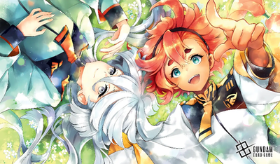 Suletta & Miorine EVX02 Gundam TCG Playmat Bandai Reprint Mat | eBay