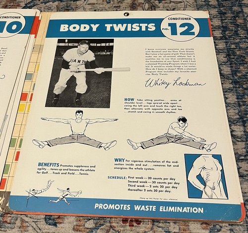 Circa Mid 1950's National Sports Council Complete Brochure w Mickey Mantle +++ - Picture 19 of 24