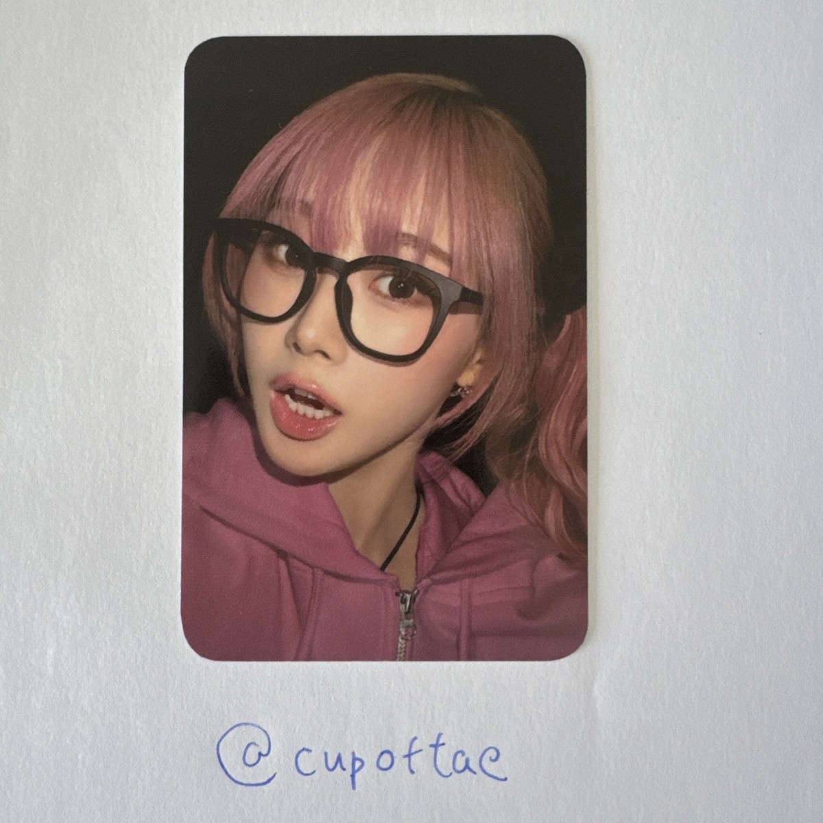 Aespa GISELLE SYNK: PARALLEL LINE - ENCORE PINK HOODIE ZIP-UP SET