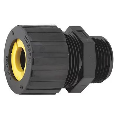 Raco 4703-1 Cord Connector, Black, 2-11/64'' L, Nylon