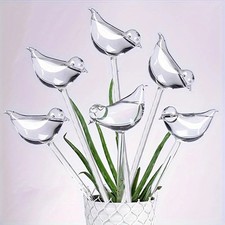 5 Packs Bird-Shaped Self-Watering Drip Globes Perfect For Automatic Flower UK