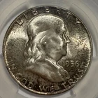 1956 - Benjamin Franklin Half Dollar - PCGS MS66 Gold Shield - Exact Coin Imaged