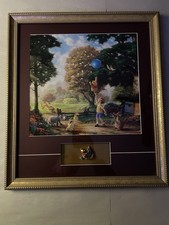 Winnie the Pooh wall art, Framed 17-3/4 X 15-3/4