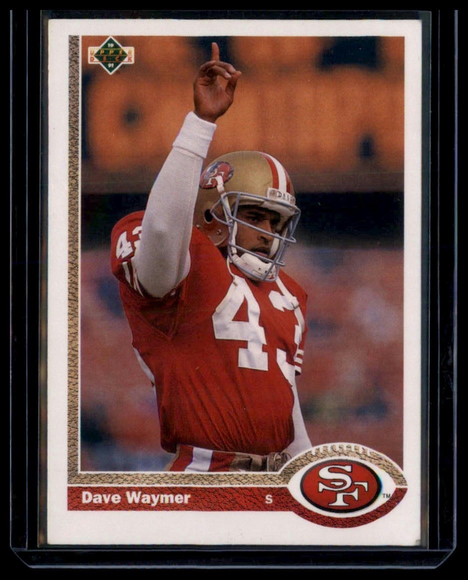 1991 Upper Deck #187 Dave Waymer