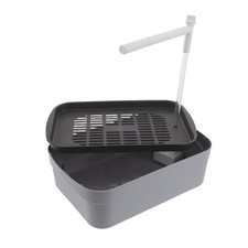 Small Bird Baths for Outdoors Fountain Automatic Parrot Shower with Pump