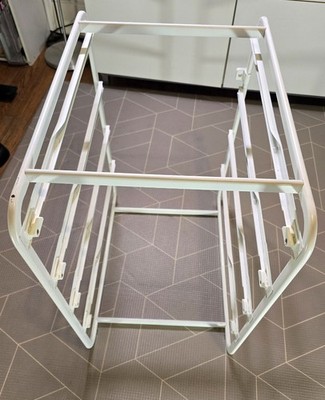 IKEA Algot White Metal Shelf Frame ONLY 16.5 × 23 × 27.5 USED