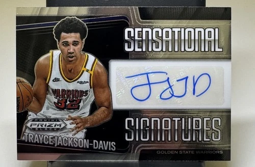2024-25 Panini Prizm Black - Sensational Signatures Trayce Jackson-Davis
