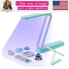 UV Light for Resin Curing, UV Resin Light, Wireless Rechargeable UV Lamp, 3...