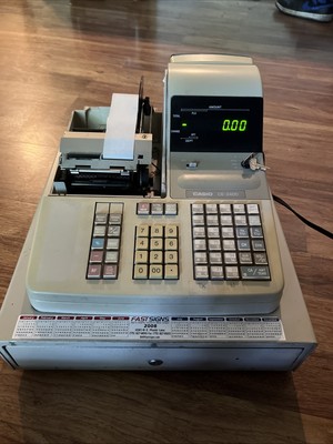 Old Cash Registrar Works For The Most Part The Receipt Part Does Not Print