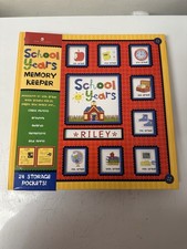 School Years Memory Keepsake Photo Album Scrapbook 12x11 Preschool to 12th Grade