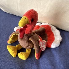 Ty Gobbles Turkey Beanie Babies 1996 Retired Original Ages 3 3-4 4-7 8-11 Years