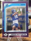 2025 Panini Jordan Whittington Season Stat Line (Raw)