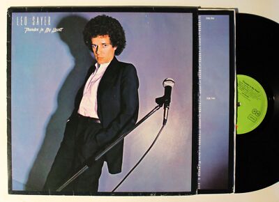 Leo Sayer Thunder In My Heart GER LP 1977 + Insert Green Chrysalis 70s Pop