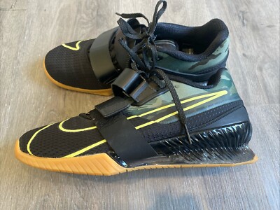 Nike Romaleos 4 Black Camo Gym Weightlifting Shoe Men Size 8