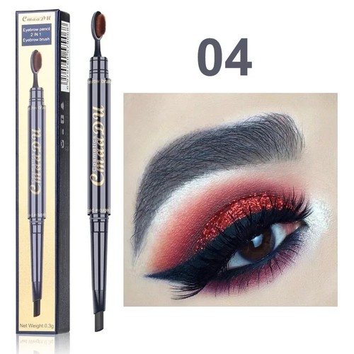 2 in 1 Double Head Ultra-fine Eyebrow Pencil Long Lasting Thin Tip Eye Brow Pen - Picture 7 of 13