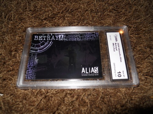 2004 Inkworks Alias Betrayal #BL3 Foil Box Loader Trading Card Graded 10