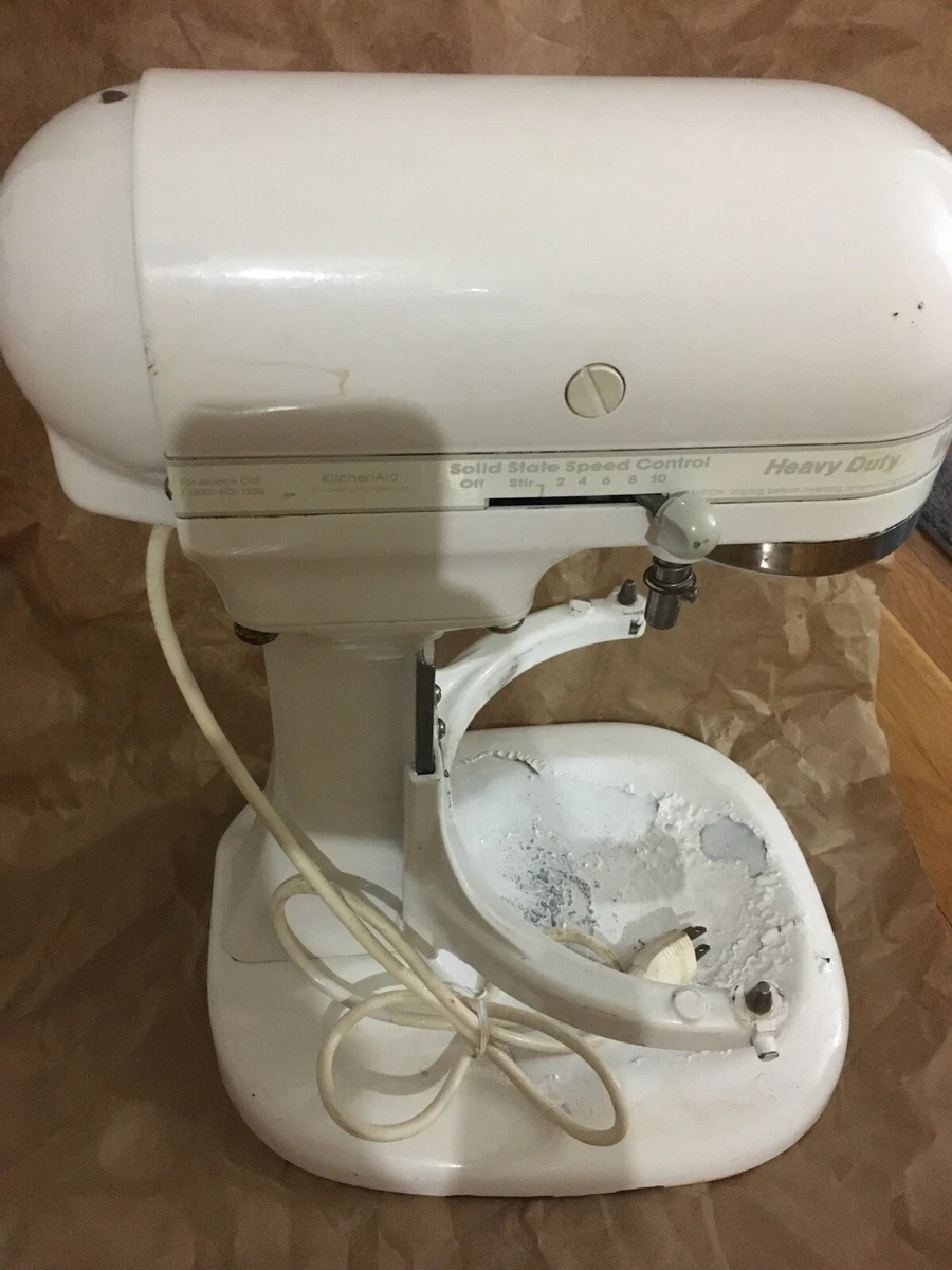 KitchenAid Heavy Duty Series 5 Qt Lift Stand Mixer K5SS White - appliances  - by owner - sale - craigslist