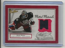 05-06 2005-06 Beehive Matted Materials #MMMD Marc Denis Columbus Blue Jackets