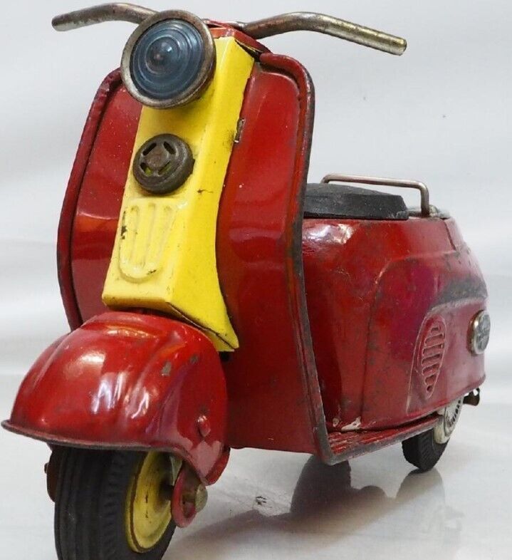B.C.BANDAI tin miniature car motorcycle Mitsubishi Silver B.C.BANDAI tin miniature car motorcycle Mitsubishi Silver