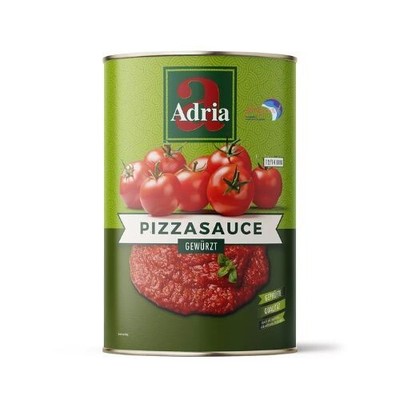 Pizza Sauce Gewürzt von Adria 2 x 4250g