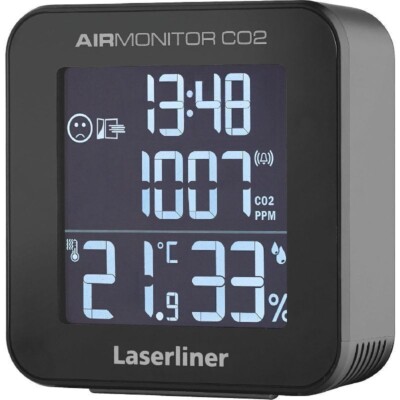 Laserline CO2 Indoor Detector AirMonitor Co2 Luftqualitätsmonitor Überwacht CO2
