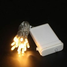 Outdoor Battery Lights Warm / Ice White 2-12m Green/Black/White Cable Waterproof