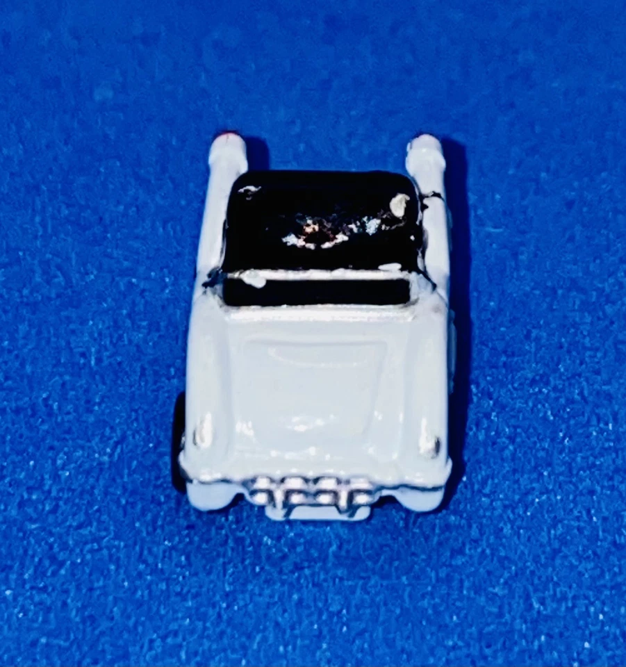Micro Máquinas Ultrapequeñas Insiders Mini Blanco '55 Chevy Corvette RARO Galoob '90 Foto 2 de 4