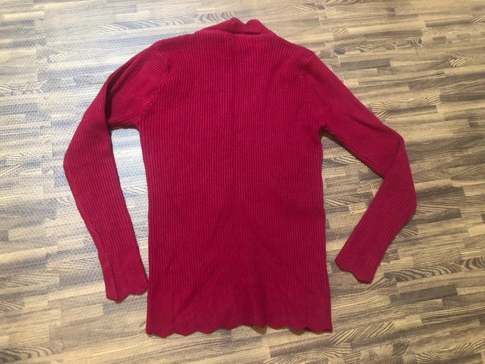 Suéter Victoria Niñas Niños Manga Larga Borgoña Talla XL / XXL Foto 2 de 4