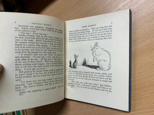 1934 OLWEN BOWEN "RUNAWAY RABBIT" ILLUSTRATED FICTION HARDBACK BOOK (P3) - Picture 9 of 18