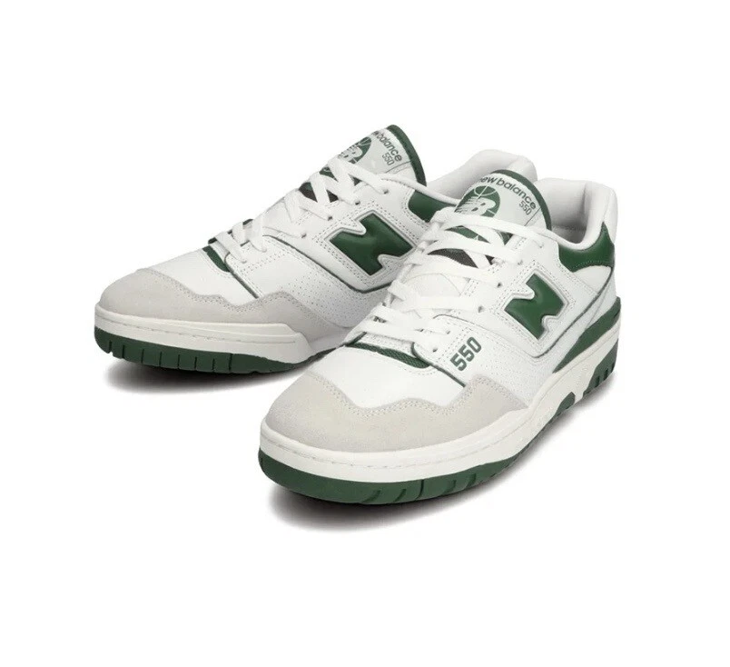 New balance top white and green