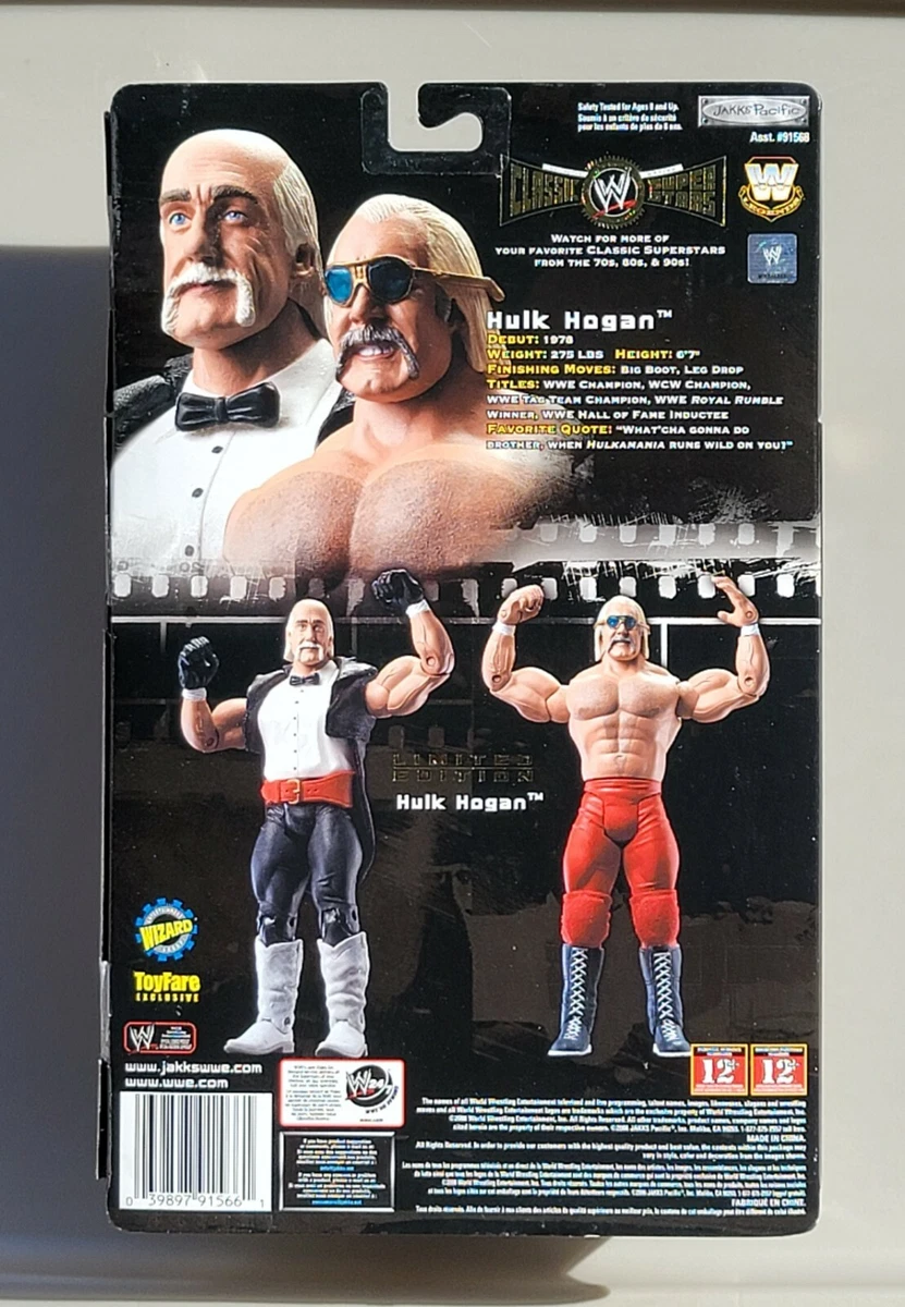wwe wwf deluxe classic superstars toyfare exclusive 1 of 3000 hulk hogan figure