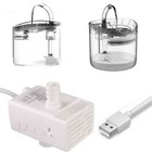 Pet Water Dispenser Pump USB Powered Mini Submersible Pump For Dog Cat Drinking