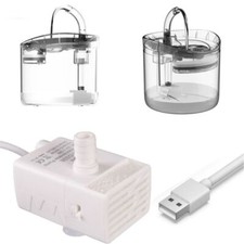 Pet Water Dispenser Pump USB Powered Mini Submersible Pump For Dog Cat Drinking