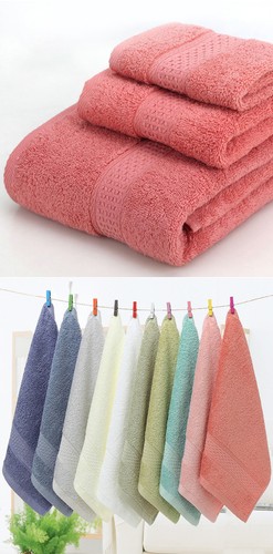 High quality pure cotton thickened Adult towels Soft and absorbent towels for bo - Picture 10 of 50